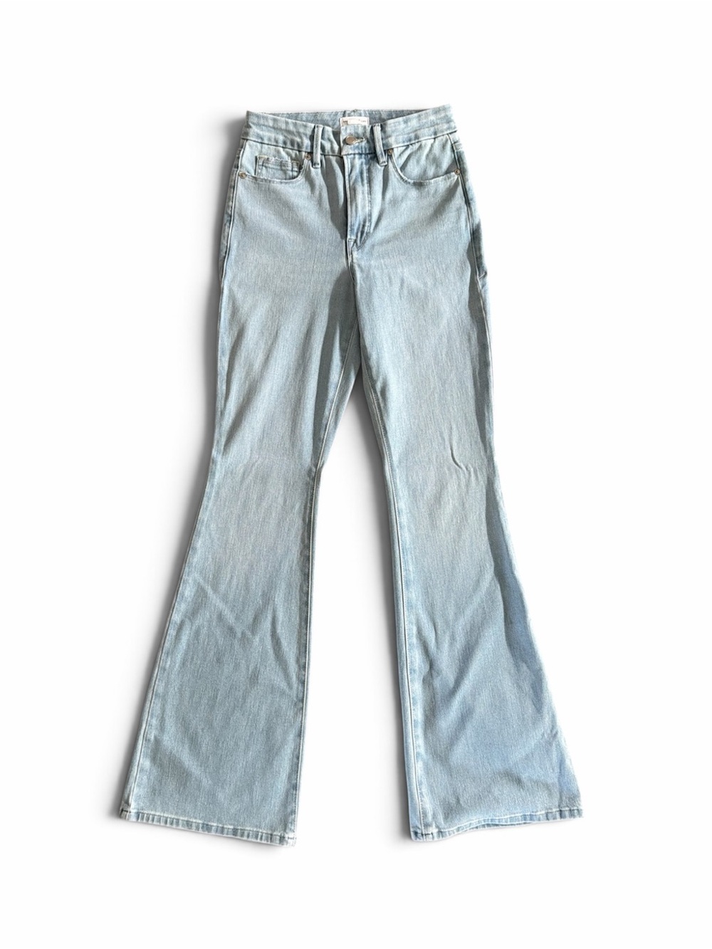 Good American Light Blue Good Legs Flare Jeans